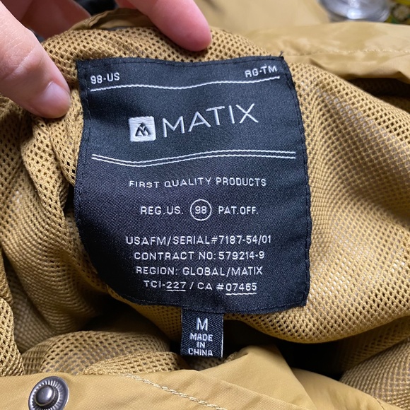 Matix Size M Compton Surf Club Los Angeles • Windbreaker Jacket Brown Snap Close - Picture 11 of 11
